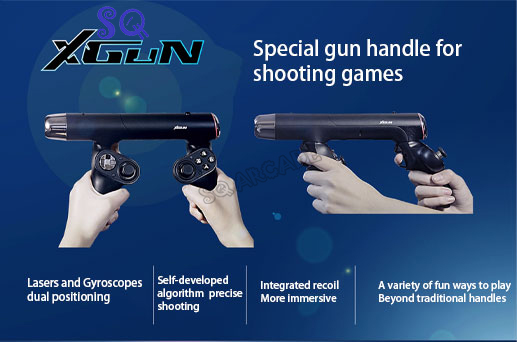 XGUN Somatosensor Gamepad Support PC PS3 PS4 Set including Shooting Handle , Dedicated Data Cable and 2.4G Receiver Gamepadsy