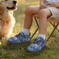 thumbnail image 6 of CHAQLIN Blue Leopard Cheetah Print Shoes for Boys Girls Breathable Anti-Slip Sneakers Mesh Walking Lightweight Athletic Running Shoes with Hook and Loop, 6 of 7