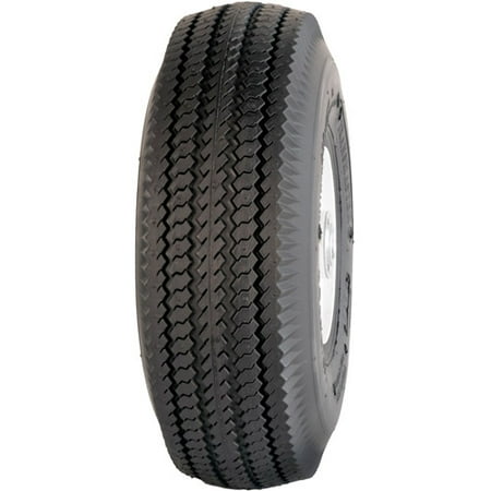 - Greenball Sawtooth 4.10/3.50-4 4 PR Highway Tread Tubeless Lawn and Garden Tire (Tire Only)