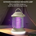 Qxpztk Bug Zapper for Indoor Outdoor, Rechargeable Mosquito Zapper with