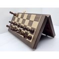 thumbnail image 3 of Juego de ajedrez BESTCHIC de madera magnético plegable de 38 cm, 3 of 9