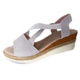 thumbnail image 2 of MKLEKYY Sandalias de Playa para Mujer, Sandalias Grandes de Verano para Mujer, Nuevas Sandalias Informales Con Tacón de Punta Plana y Boca de Pez para Mujer, 2 of 4