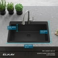 thumbnail image 4 of Elkay ELGR13322GY0 Elkay Quartz Classic 33" x 20-7/8" x 9-7/16", Single Bowl Top Mount Sink, Dusk Gray, 4 of 7
