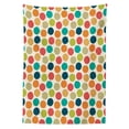 thumbnail image 3 of Ambesonne Vintage Tablecloth Rectangular Table Cover, Hipster Polka Dots Tile, 52"x70", Multicolor, 3 of 4