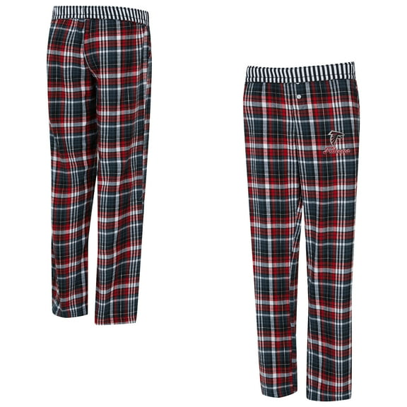 Women's Concepts Sport  Black Atlanta Falcons Laney Plaid Tri-Blend Pants