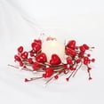 thumbnail image 5 of Taicans ‌11.81in Valentine's Day Heart Shaped Wreath - Romantic Berry Hanging Wreath for Front Door Decor & Valentine's Day Gift ‌, 5 of 7