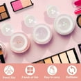 thumbnail image 5 of Scheam 6 Pcs Clear Plastic Loose Powder Bottle,Travel Powder Container,Empty Powder Jars with 3 Holes Sifters and Lids,10 ml Mini Cosmetic Containers,for Glitter, Eyeshadow, Samples, 5 of 7