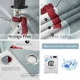 thumbnail image 2 of Fsddascl Christmas Snowman Blackout Curtains for Bedroom/Living Room, Thermal Insulated Kitchen Curtains, Winter Xmas Snows Scenery Grommet Darkening Window Treatment Drapes 42"x84"x2, 2 of 6
