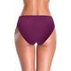 thumbnail image 2 of Parte Inferior de Bikini para Mujer Trajes de baño de Talle Alto Swim Bottom Púrpura Noble CH Púrpura Noble CH Xishao ropa, 2 of 2