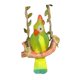 thumbnail image 3 of Estatua colgante de loro, figura decorativa, regalo, escultura decorativa versátil, adorno para estanque, interior y exterior, césped., 3 of 9