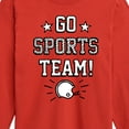 thumbnail image 3 of Instant Message - Go Sports Team - Toddler & Youth Long Sleeve Graphic T-Shirt, 3 of 6
