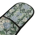 thumbnail image 4 of Yayeee Double Oven Mitt Kitchen Heat Resistant Baking 35" x7" Quilted Glove, Blue Blossom, 4 of 6