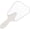 White, variant on Handheld Mirrors with Handle Small Face Mirror, Tooth Shaped Hand Mirror Makeup, Used for Dentist Office, Clinic, Bathroom, Barber and Salon - White