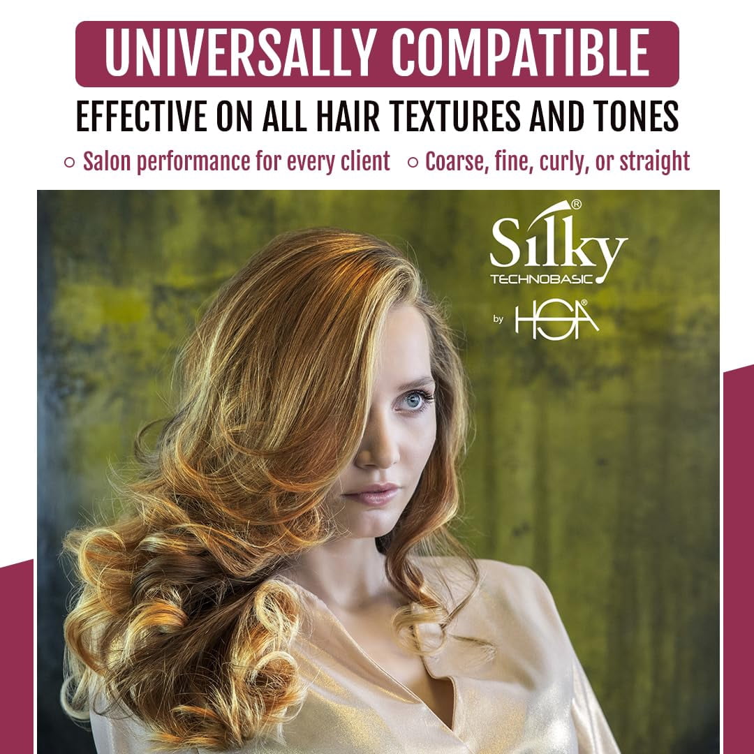 SILKY.01 Never Yellow Hair Bleach Powder - Bleach for Dark Hair with No Yellow Tones for Smooth & Salon-Quality Results - Bleaching Powder with Lightening Formula Safe for All Hair Types - 17.64 oz