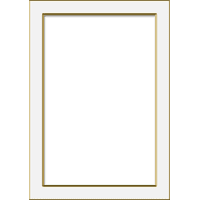 LAMINATED POSTER Photo Frame White White Frame Frame Portrait Poster Print 24 x 36