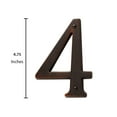 thumbnail image 2 of 4.75 in. Flush Mount Venetian Bronze Number 4, 2 of 4