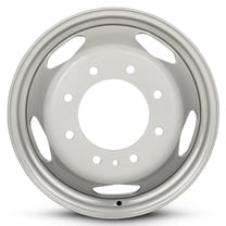 Part Synergy Replacement for 17x6.5 inch Wheel for GMC Sierra 3500 2011-2023 Gray Painted Steel Rim