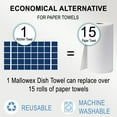 thumbnail image 7 of MALLOWEX Kitchen Towel and Dishcloth Set, Pack of 4 | 12 x 12 and 16 x 26 inches | Super Soft and Absorbent Dish Towels | 100% Cotton Dish Rags for Drying Dishes  | Navy Blue, 7 of 7