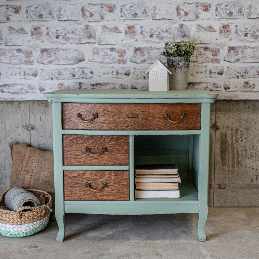 Colorantic | SAGE Chalk Paint Based for Furniture DIY - Multi-Surface All-in-One Craft Paint | SOFT LIGHT GREEN Home Decor Painting - 32 oz