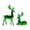Multicolor, variant on 2 Pcs Reindeer Sculptures, Christmas Elk Figurines, Elegant Indoor Decor for Living Room Office Bookself Tabletop Mantle