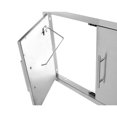 thumbnail image 4 of AdirHome 30 Po x 21 Po en Acier Inoxydable Panneau Porte d'Îlot Double Accès, 4 of 7