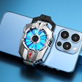thumbnail image 1 of Phone Cooler, Mobile Phone Heatsink For Gaming, Adjustable Solid State Fast Cooling Fan For Smartphones, Second Speed(silver Plating), 1 of 5