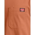 thumbnail image 3 of Wrangler Workwear Men's Short Sleeve Heavyweight Pocket Crew Work Shirt, size S-2XLT, 3 of 8