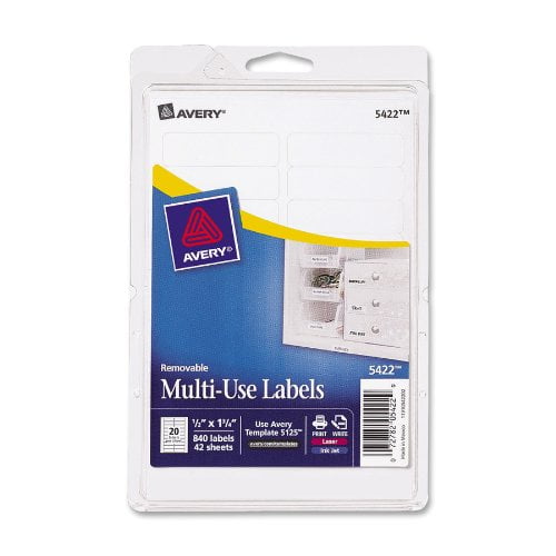 Avery removable durable labels