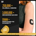 thumbnail image 6 of Skin Grip Dexcom G7 & Stelo Patches with Sensor Cut-Out Hole - 20 Pack, Waterproof CGM Glucose Monitor Adhesive Covers, Durable Long-Lasting Patches - Black, 6 of 8