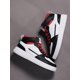 thumbnail image 3 of Plus Size Men's Colorblock Casual Sneakers, Lace Up Soft Sole Flat Comfortable Skate Shoes For Men, Lightweight High-Top Daily Shoes, 3 of 4