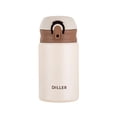 thumbnail image 1 of Opolski Flacon Isotherme 300ML Couvercle Rabattable Conservation de la Chaleur Design Compact Mini Bouteille en Acier Inoxydable pour la Maison, 1 of 8