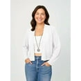 thumbnail image 3 of Sucegi Summer Must - Have! Women's Versatile Thin, Breathable Long - Sleeve Open - Front Cardigan., 3 of 5