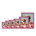 thumbnail image 4 of Grooved 4 in. x 6 in. Pink Picture Frame (Set of 2), 4 of 8