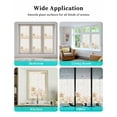 thumbnail image 6 of Window Privacy Film,Orange Tropical Palm Tree UV Sun Blocking Window Tint Film Heat Control One Way Blackout Window Film,Summer Botanical Monstera Plants Non Adhesive Static Cling Sticker 23.6x59 In, 6 of 7