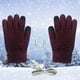 thumbnail image 1 of Guantes calefactados por USB | Guantes de invierno con pantalla táctil para mujer - Calefacción recargable de doble cara | Forro suave de poliéster | Un par, una talla es el más adecuado con un, 1 of 3