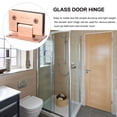thumbnail image 7 of ETEREAUTY Golden Stainless Steel Frameless Glass Door Hinge 180 Degree Opening Smooth, 7 of 7