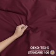 thumbnail image 4 of Cotton Duvet Cover Queen Size Pinstriped Comforter Cover with Button Washed Cotton Breathable Soft Solid Bedding Set Duvet Cover ×in & Pillowcases (NO Comforter), 4 of 9