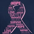 thumbnail image 3 of CafePress - Breast Cancer Ribbon Collage Dark T Shirt - Men's Classic Graphic Cotton T-Shirt, 3 of 4