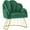 Green, variant on BarberPub Accent Chair for Living Room Bedroom, Manicure Chair for Nail Tech Salon