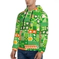 thumbnail image 3 of Wukai St Patrick's Day6 Print Men Hoodies Fleece Sweatshirts Long Sleeve Sweaters Pullover Fall Outfits Winter Clothes-XX-Large, 3 of 7