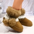 thumbnail image 4 of Npasoilc Snow Boots for Women,Winter Boots Mid-Calf,Fluff Boots with Fleece,and Fur-Lined Casual Boots, 4 of 8