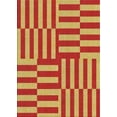 thumbnail image 1 of Ahgly Company Machine Washable Indoor Rectangle Transitional Ferrari Red Area Rugs, 2' x 4', 1 of 7