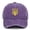 Purple, variant on Gyujnb Baseball Cap Washed Finish Adjustable Ukraine Badge Embroidery for Couples Daily Outdoor Outings (Unisex),One Size