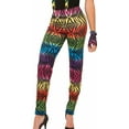 thumbnail image 2 of Womens Rainbow Tiger Print Leggings, 2 of 2