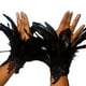 thumbnail image 5 of Muñequeras de plumas, accesorio de disfraz para mujer, de plumas, s de muñeca de Halloween con cinta para fiesta de cosplay Negro Hugo Puños de muñeca, 5 of 7