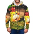 thumbnail image 6 of Lsque Pikmin for Mens Full-zip Hoodie, Zip-up Pullover Hooded Sweatshirt, Kangaroo Pocket Hoodie Ideal for Daily Wear, Travel, and Home-X-Large, 6 of 8