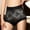 Black, variant on Blmnix Ladies Underwear Panties High Waisted Compression Tummy Control Boxers Black Lace Panties Women's Cotton Underwear,XL