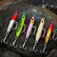 thumbnail image 5 of MInHoues 2.32" Sinking Metal Jig Fishing Lure, Artificial Hard Lead Bait for Long Casting, Freshwater Saltwater Bass Tackle with Treble Hook, Spring Angling Gifts for Men, 5 of 6