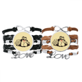 thumbnail image 1 of China Red Education Promotion textiles Pulsera pareja de cuerdas de cuero Unbranded M, 1 of 3