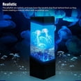 thumbnail image 3 of Visland Mini Colorful Moving Jellyfish Aquarium Home Office Night Light LED Lamp Tank, 3 of 7